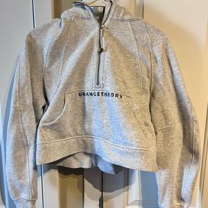 Lululemon X Orangetheory scuba hoodie half zip